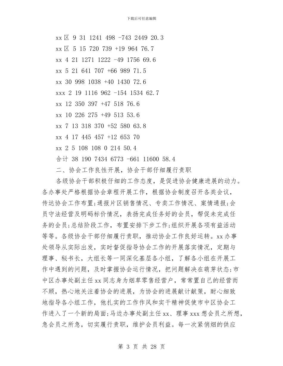 烟草协会2024年终工作总结与烟草商业安全保卫处年度工作总结与计划(14)汇编_第3页