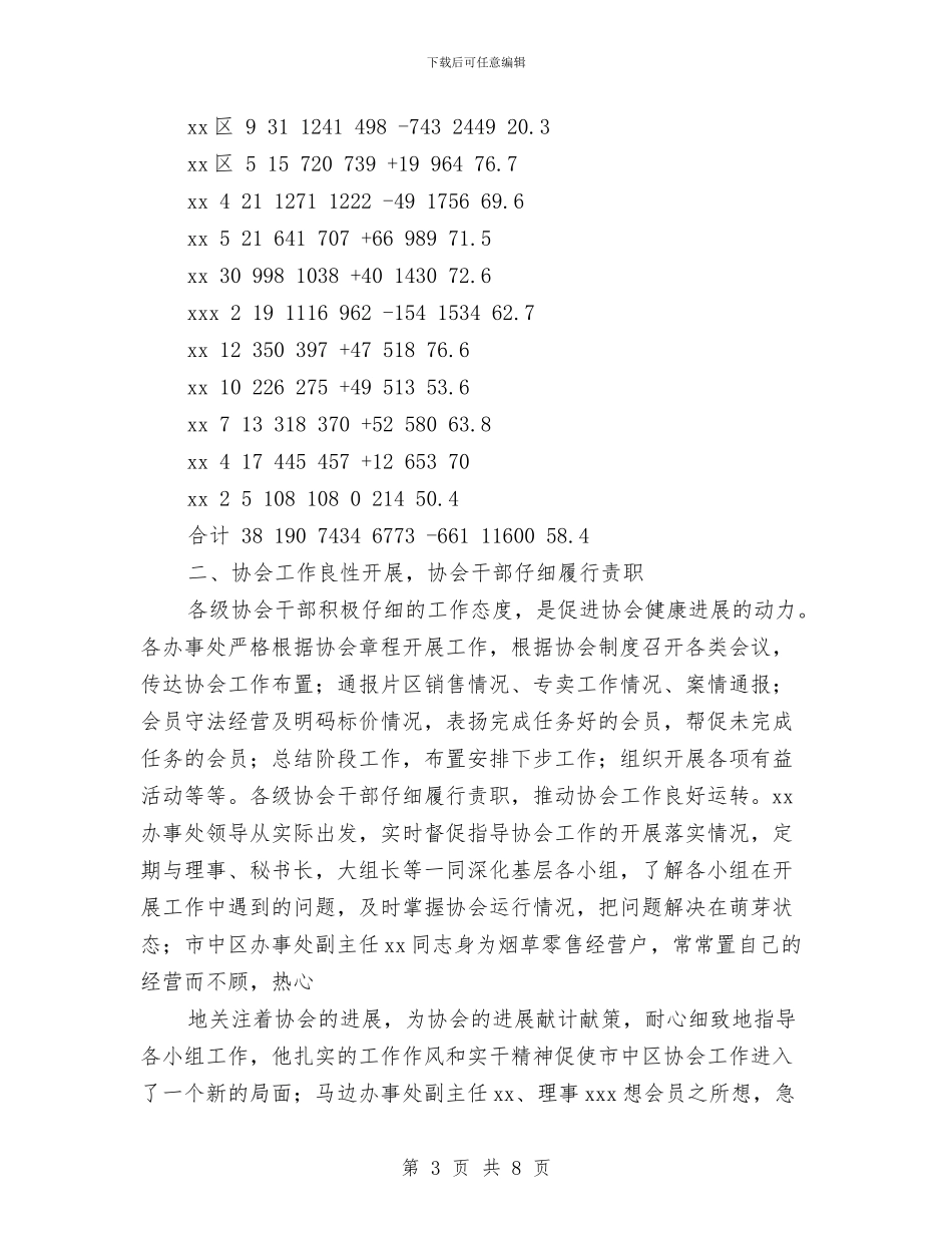 烟草协会2024年终工作总结与烟草商业安全保卫处年度工作总结与计划汇编_第3页