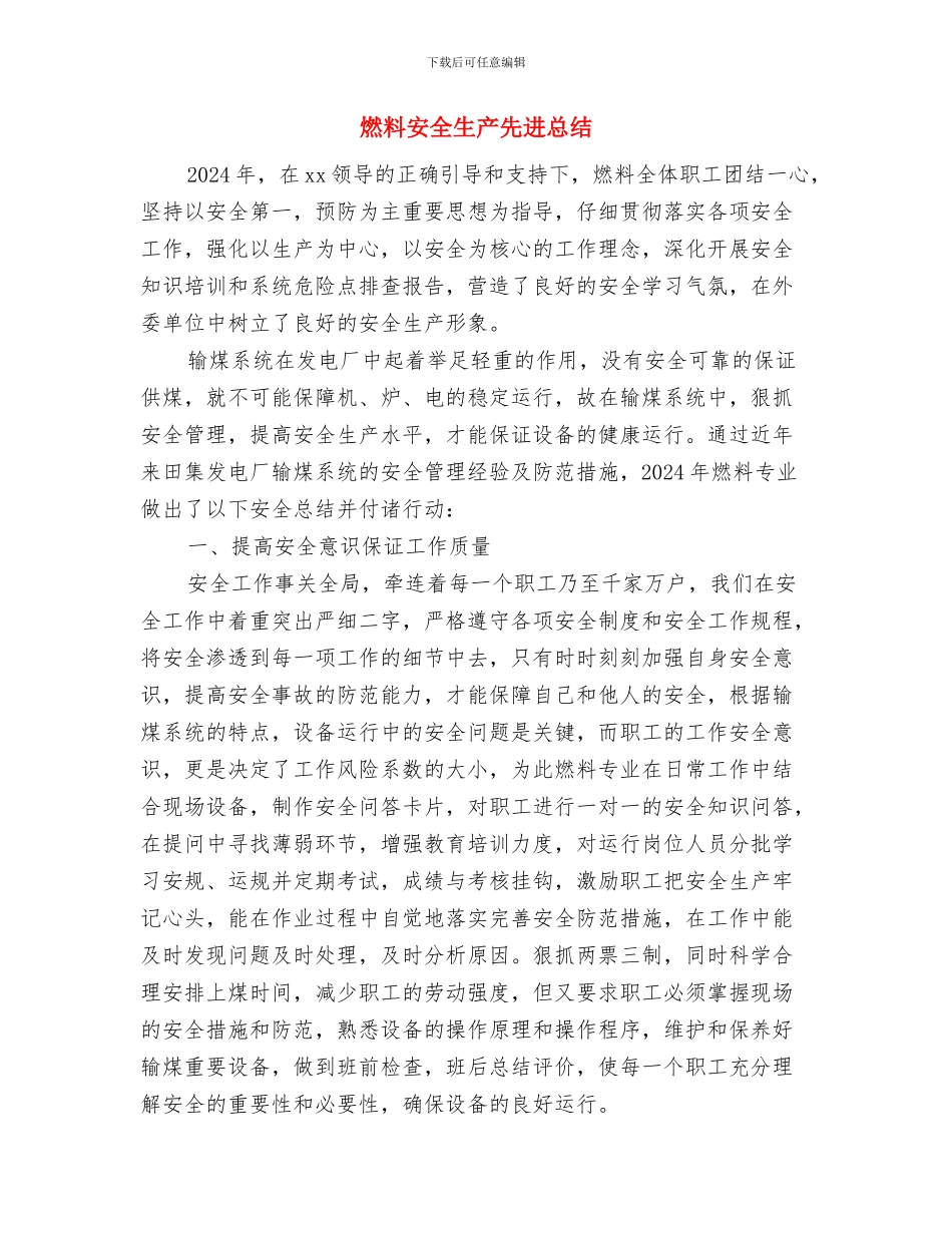 燃放烟花爆竹安全管理工作总结与燃料安全生产先进总结汇编_第3页