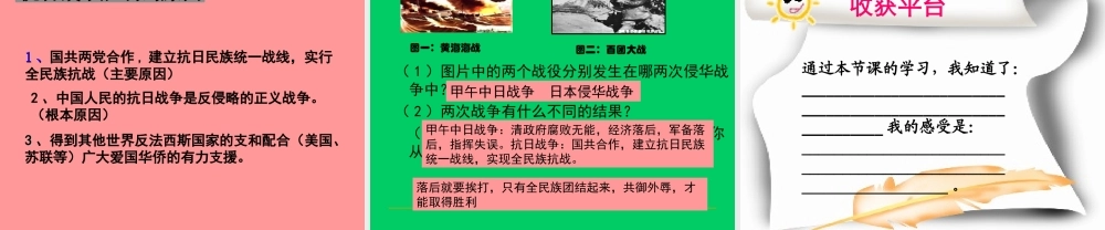 血肉筑长城课件