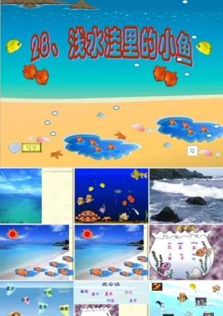 浅水洼里的小鱼完成稿