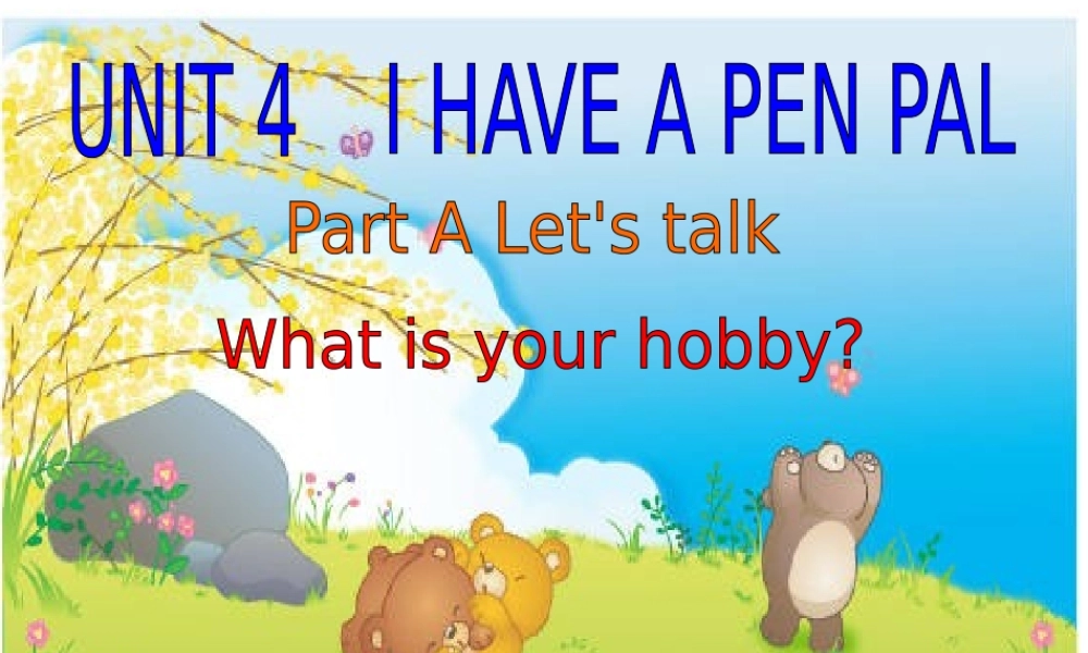 人教版pep小学六上Unit4Ihaveapenpal课件6