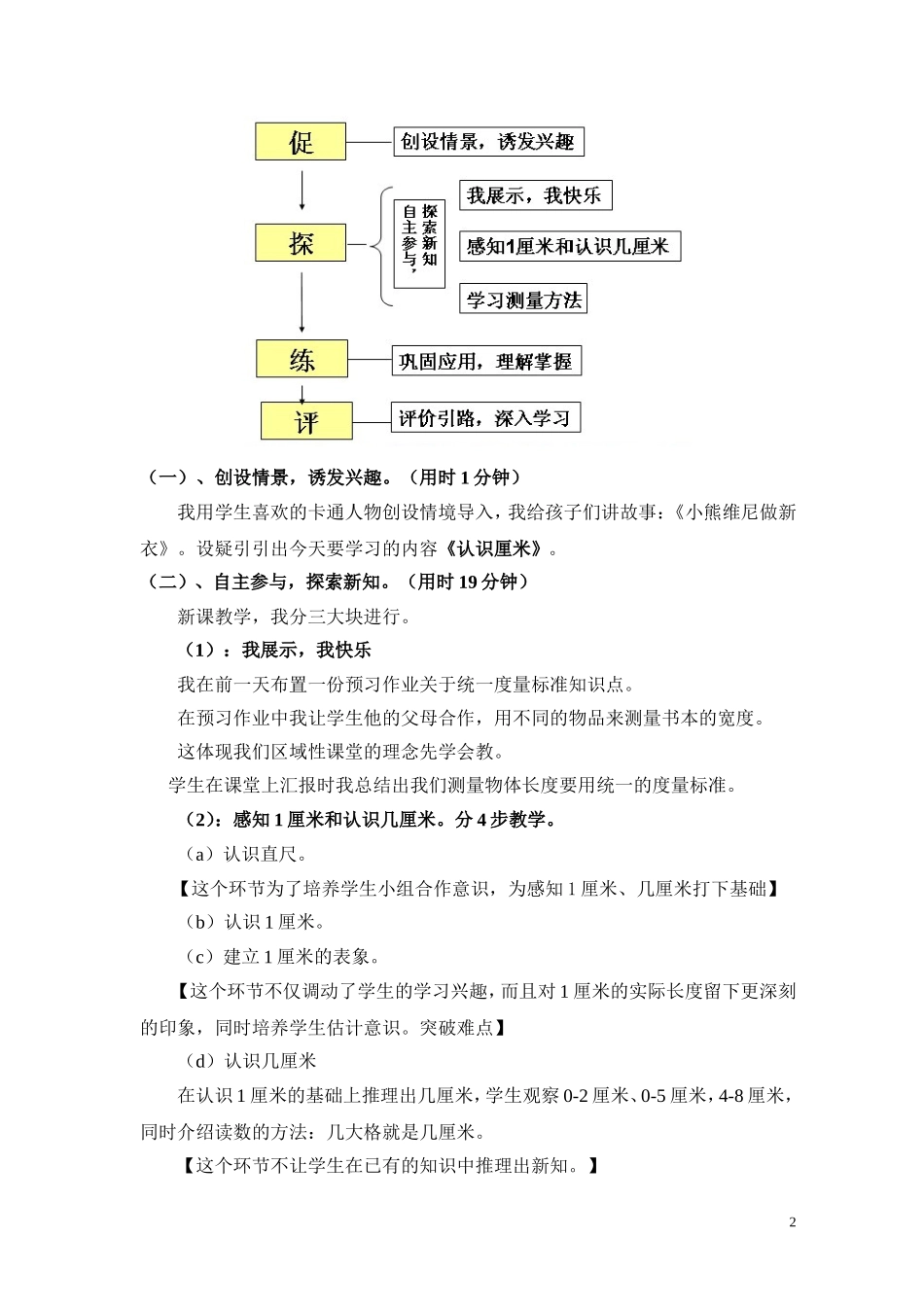 厘米的认识说课稿_第2页