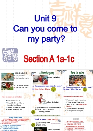 八年级上unit9Period1