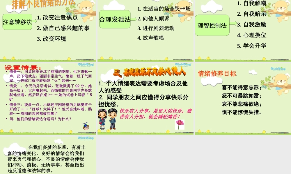 调控情绪讲课课件