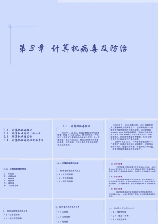 计算机病毒及防治