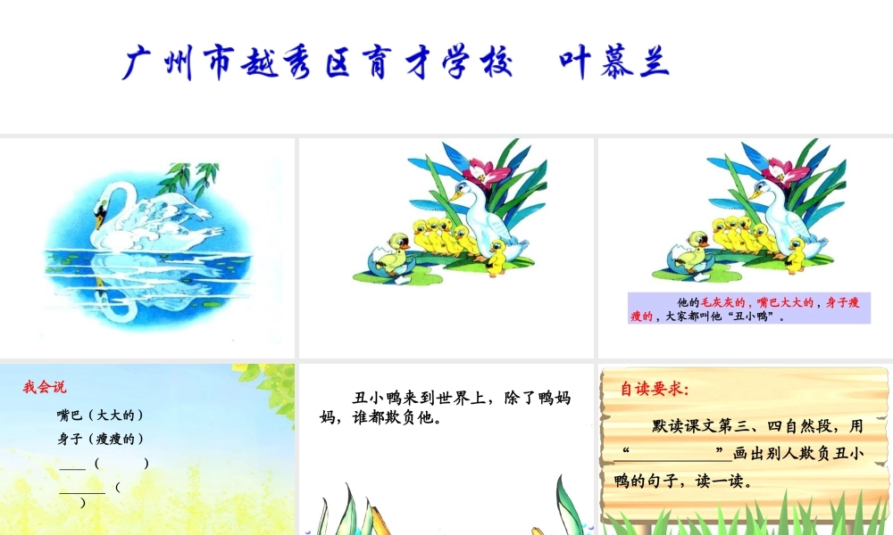 丑小鸭（叶慕兰)