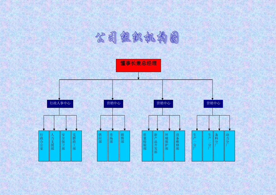 公司组织机构图_第1页