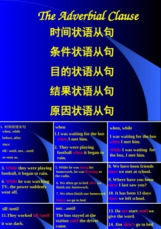 中考英语九年级语法复习1