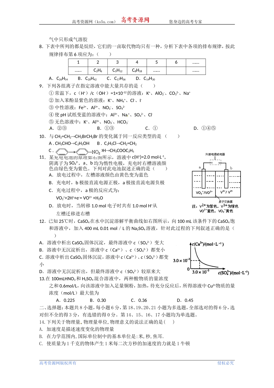 理综二模试题_第3页