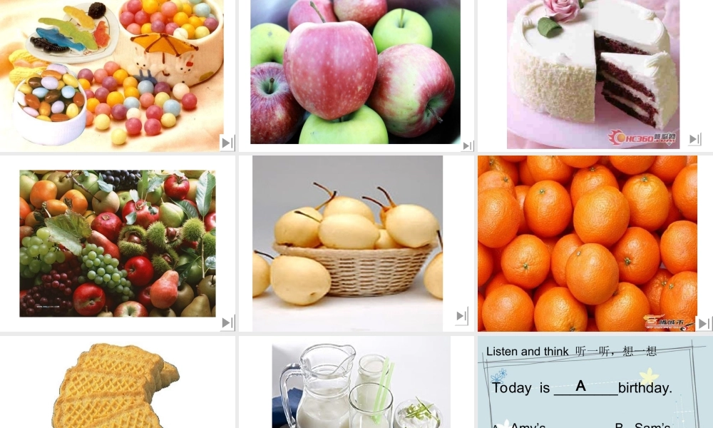 外研版小学英语四年级上册can_I_have_some_sweets