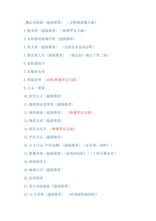 部好看的校园喜剧片可练习英文