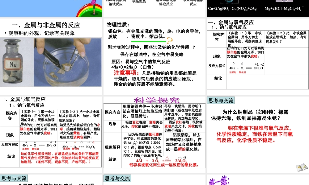 金属的化学性质第一课时 (2)