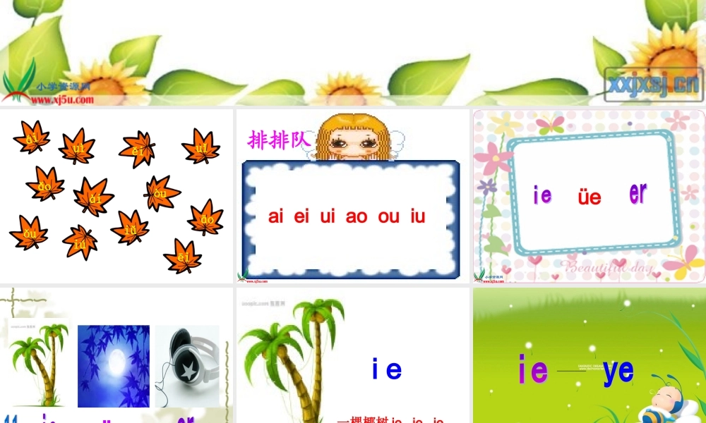 复韵母ieueer课件