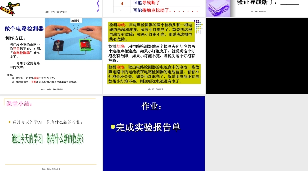 电路出故障了课件