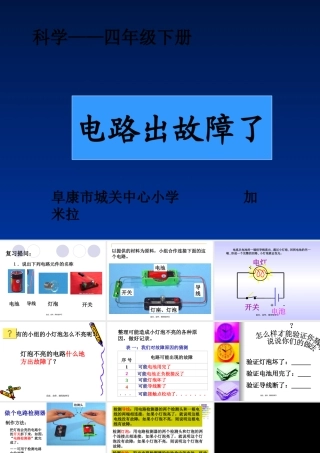 电路出故障了课件
