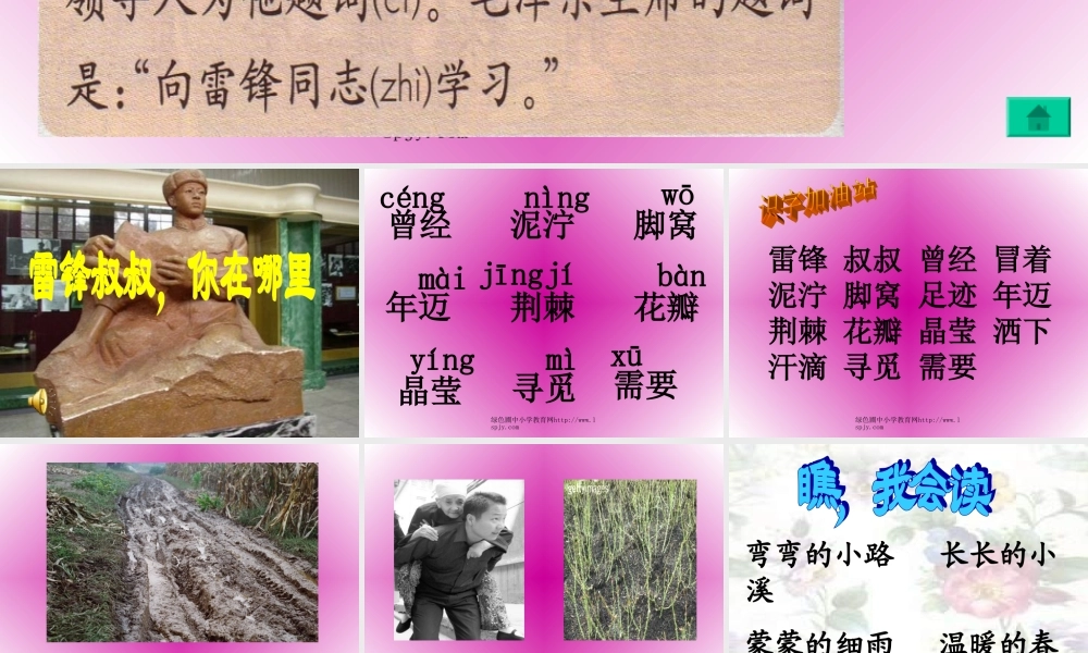 人教版二年级语文下册《雷锋叔叔_你在哪里》课件PPT