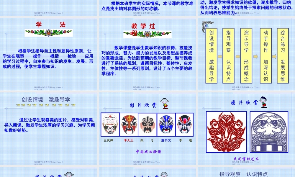 小学五年级下册数学第一单元美丽的轴对称图形PPT课件