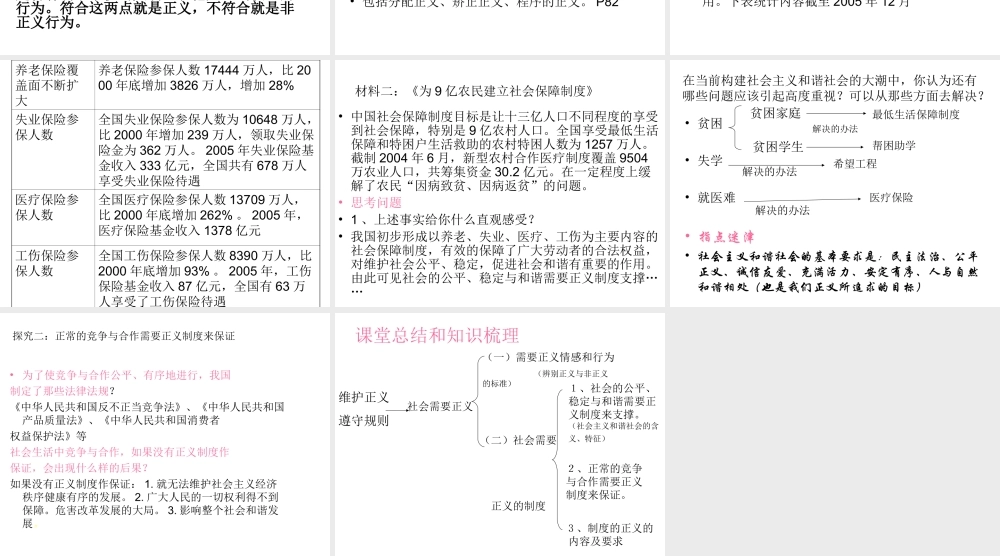 社会需要正义课件