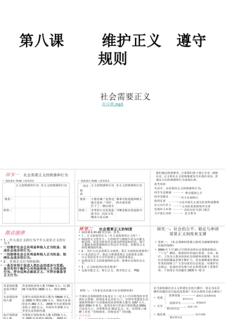 社会需要正义课件