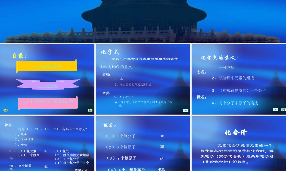 -化学式与化合价