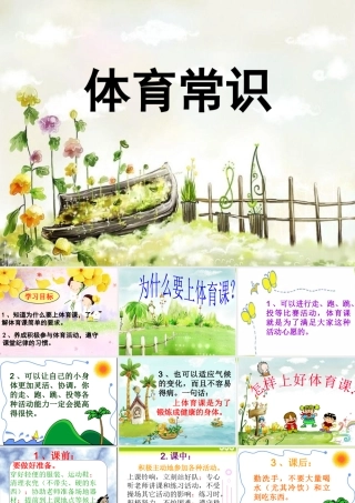 小学体育室内课：体育引导课 (3)