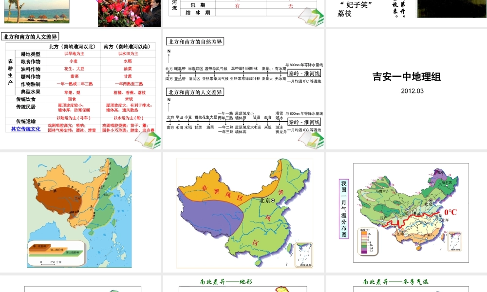 北方和南方课件w