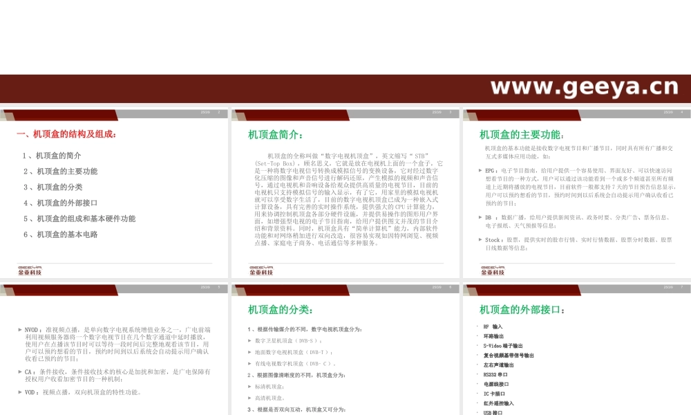 机顶盒及硬件故障