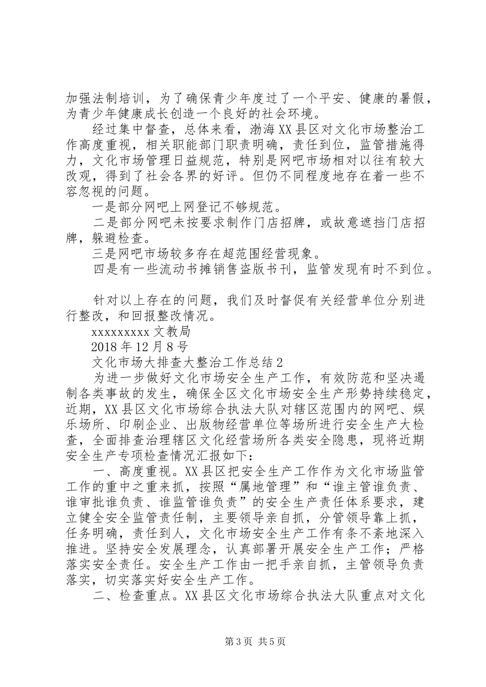 文化市场大排查大整治工作总结_第3页