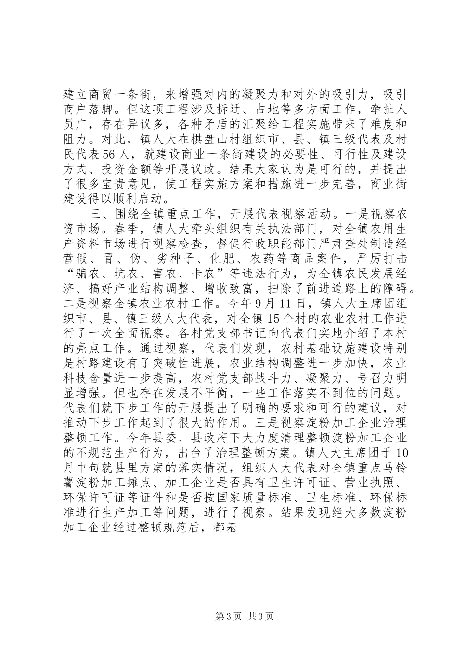 XX年终乡镇人大工作总结工作总结范文_第3页