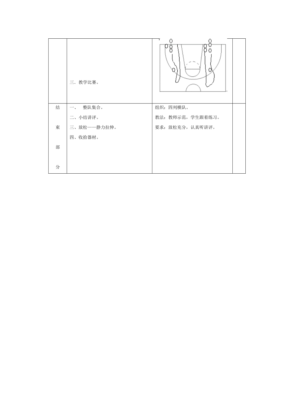 篮球选项教学课时计划八_第3页