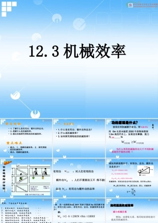 【精品课件】152机械效率