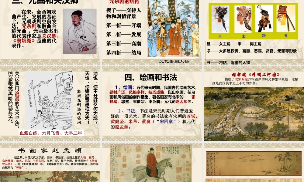 灿烂的宋元文化二