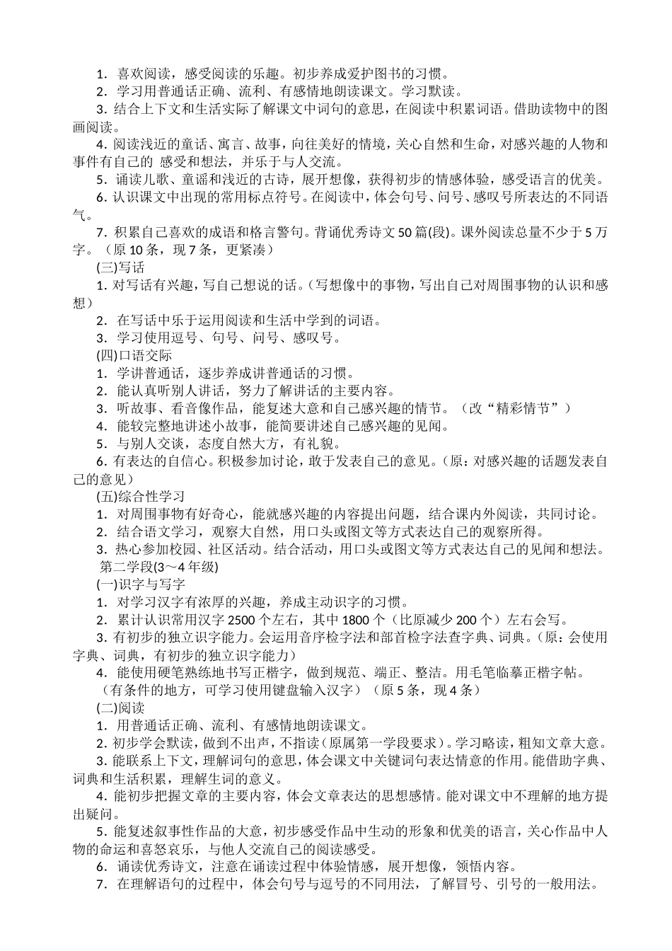 初中语文新课程标准 (2)_第3页