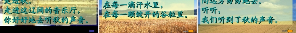 听听_秋的声音课件