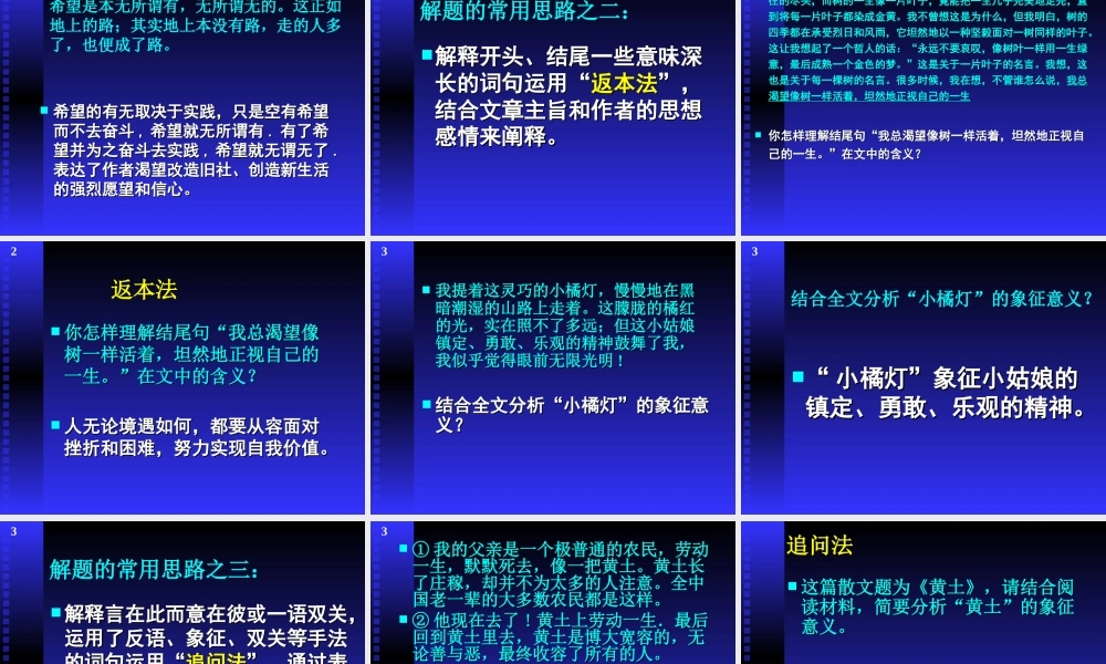 词句第四课时
