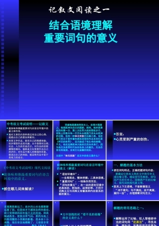 词句第四课时
