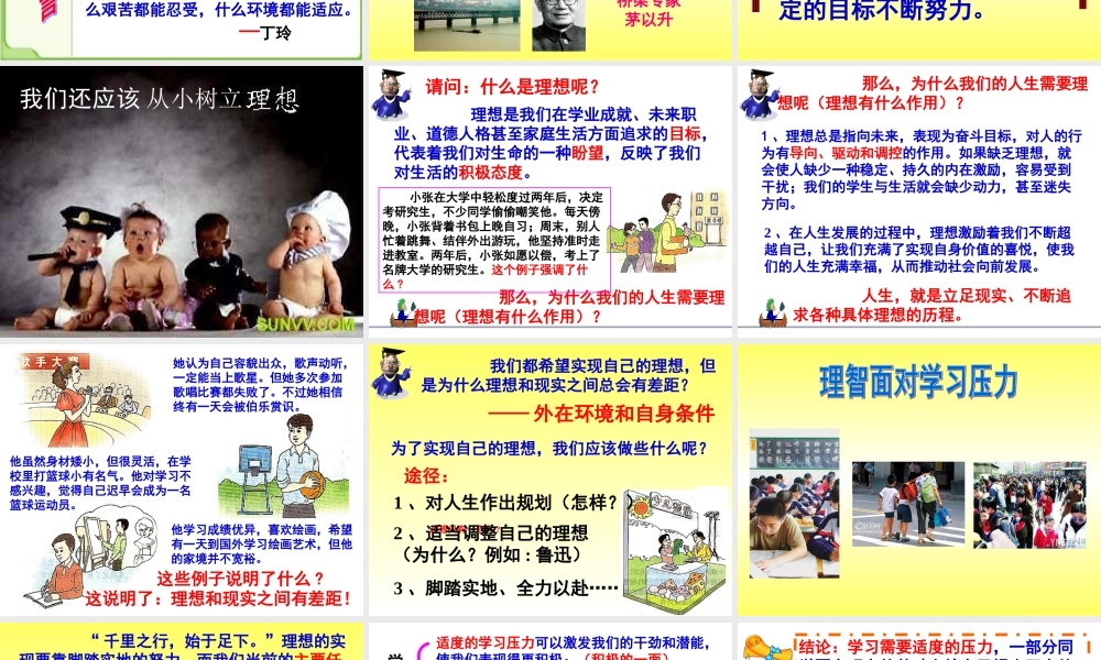正确对待理想与现实 (2)