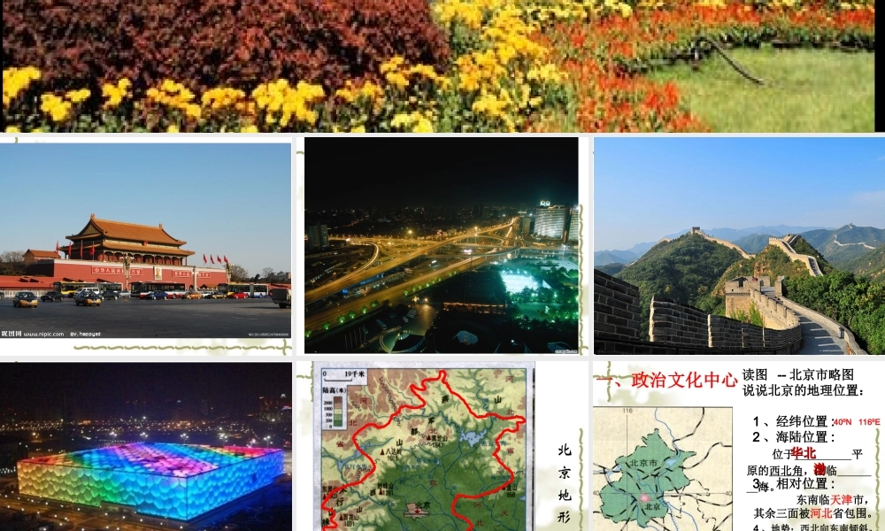 祖国的首都北京