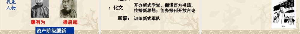 八年级历史上册第二单元近代化的探索复习课件1[人教版]2