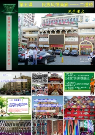 民族风情画廊二道桥深学课文练习