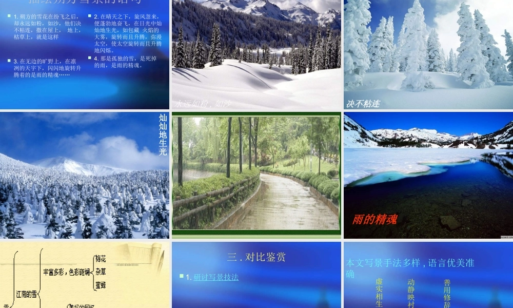 八年级语文雪2有图