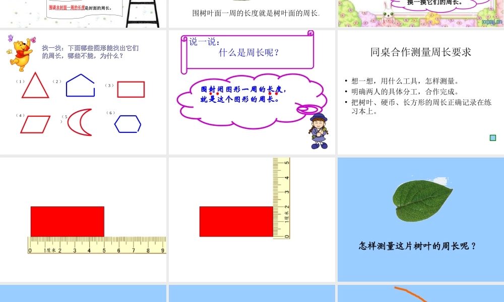 冀教版认识周长