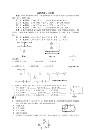 路故障分析专题