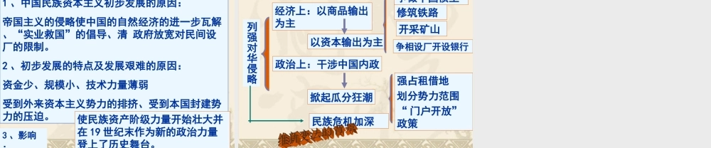 《甲午战争后民族危机的加深》