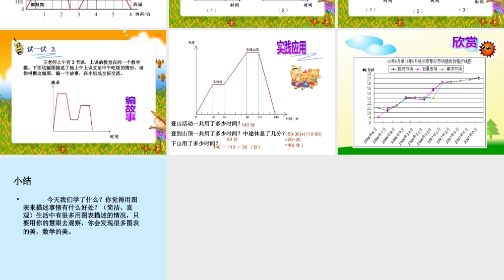 北师大版数学五年级上册《看图找关系》课件