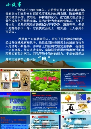八年级物理上册电荷_电荷课件人教版