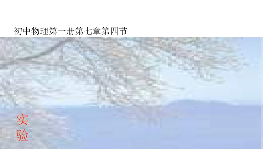用天平和量筒测定固体和液体的密度