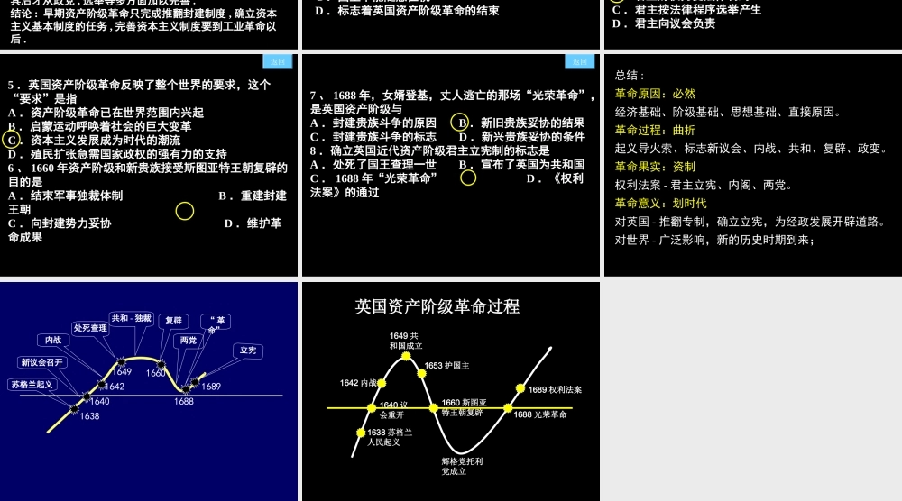 英国资产阶级革命