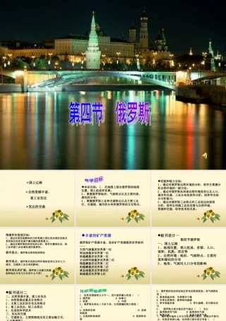 俄罗斯说课课件